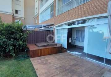 Apartamento com 3 quartos à venda na rua santa maria rosselo, 905, mansões santo antônio, campinas, 105 m2 por r$ 1.500.000