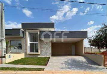 Casa em condomínio fechado com 3 quartos à venda na avenida olívio franceschini, 805, vila real, hortolândia, 160 m2 por r$ 1.000.000