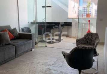 Cobertura com 3 quartos à venda na rua alecrins, 246, cambuí, campinas, 130 m2 por r$ 798.000