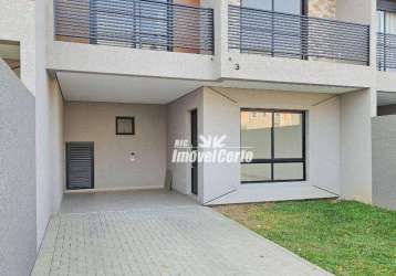 Sobrado com 3 dormitórios à venda, 124 m² por r$ 695.000,00 - uberaba - curitiba/pr