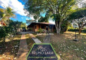 Casa rústica para locação no tradicional condomínio fazenda solar