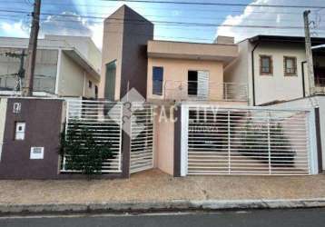 Casa em condomínio fechado com 3 quartos à venda na rua nilce ferreira de souza, 192, residencial terras do barão, campinas, 140 m2 por r$ 870.000