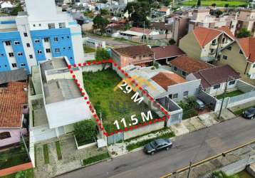 Terreno à venda, 333 m² por r$ 450.000 - portão - curitiba/pr