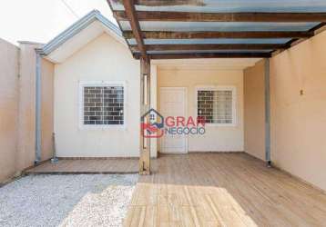 Casa com 2 dormitórios à venda na capela velha - araucária/pr