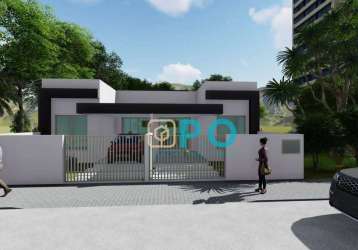 Casa com 3 dormitórios à venda, 93 m² por r$ 490.000 - centro - penha/sc