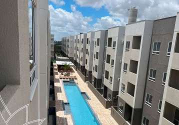 Apartamento à venda em joão pessoa-pb, no bairro gramame, com 2 quartos, 1 suíte, 1 sala, 1 banheiro, 1 vaga de garagem - 50.15m².