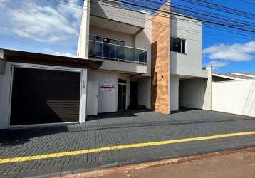 Sobrado para venda em santa terezinha de itaipu, parque dos estados, 4 dormitórios, 2 suítes, 4 banheiros, 4 vagas