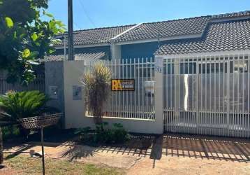 Casa para venda em foz do iguaçu, don giuseppe, 2 dormitórios, 1 suíte, 2 banheiros, 1 vaga