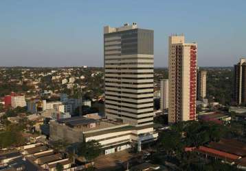 Sala comercial para venda em foz do iguaçu, edifício torre marechal, 1 banheiro, 1 vaga