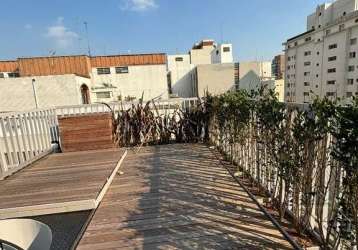 Cobertura com 1 quarto à venda na alameda campinas, --, jardim paulista, são paulo, 74 m2 por r$ 1.380.000