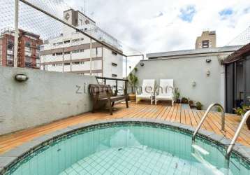 Cobertura com 1 quarto à venda na rua santa justina, --, vila olímpia, são paulo, 90 m2 por r$ 1.450.000