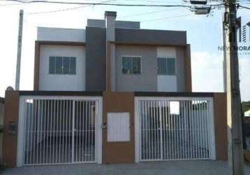 Sobrado 2 dormitórios à venda, 64 m² - braga - são josé dos pinhais/pr