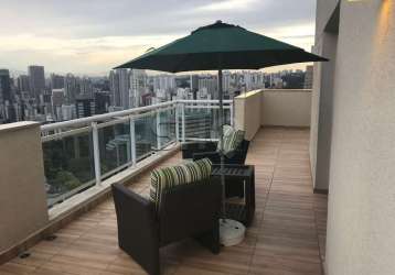 Cobertura com 3 quartos à venda na kansas, 1700, brooklin paulista, são paulo por r$ 4.150.000