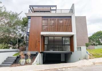 Casa em condomínio fechado com 3 quartos à venda na rua paulo pampuche, 316, campo comprido, curitiba, 308 m2 por r$ 2.900.000