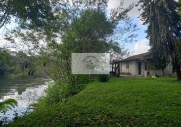 Casa a beira do rio cubatão, excelente para pescaria, casa de campo, 900 m², aceita carro