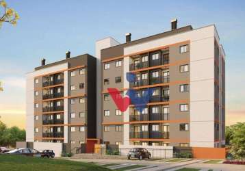 Apartamento com 2 dormitórios à venda, 52 m² por r$ 319.159,00 - cidade industrial - curitiba/pr