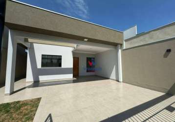 Casa com 3 dormitórios à venda, 80 m² por r$ 380.000,00 - parque residencial aeroporto - maringá/pr