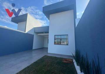 Casa com 3 dormitórios à venda, 75 m² por r$ 340.000,00 - jardim andrade - maringá/pr