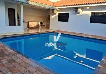 Casa com 3 dormitórios - piscina -  à venda, 193 m² por r$ 690.000 - jardim são jorge - maringá/pr