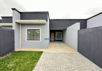 Casa com 3 dormitórios à venda, 67 m² por r$ 449.000,00 - costeira - araucária/pr