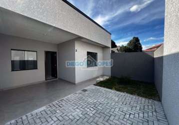 Casa com 3 dormitórios à venda, 85 m² por r$ 470.000,00 - estação - araucária/pr