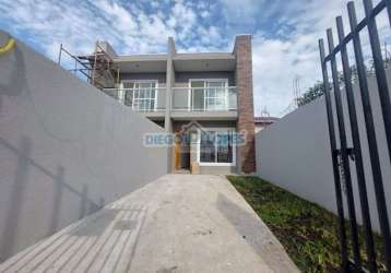 Sobrado com 3 dormitórios à venda, 100 m² por r$ 390.000,00 - tatuquara - curitiba/pr