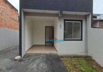 Casa com 1 dormitório à venda, 39 m² - tatuquara - curitiba/pr