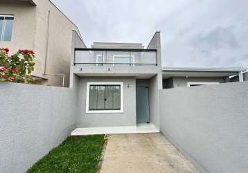 Casa com 2 dormitórios à venda, 64 m² por r$ 320.000,00 - tatuquara - curitiba/pr