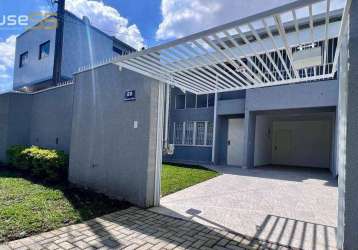 Sobrado com 3 dormitórios à venda, 151 m² por r$ 745.000,00 - centro - curitiba/pr