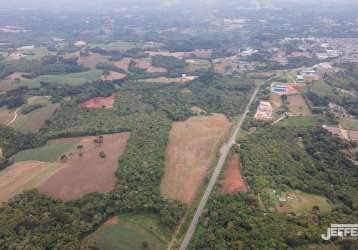 Terreno industrial para locação em campo largo, campo do meio