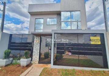 Sobrado à venda, 140 m² por r$ 600.000,00 - siena - cascavel/pr