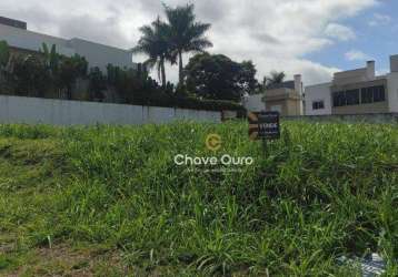 Terreno à venda, 487 m² por r$ 850.000,00 - country - cascavel/pr