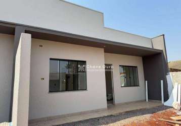 Casa em construção com 3 dormitórios à venda, 60 m² por r$ 350.000 - alto alegre - cascavel/pr