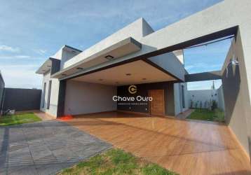 Casa com 3 dormitórios à venda, 220 m² por r$ 1.300.000,00 - paraíso tropical i - cascavel/pr