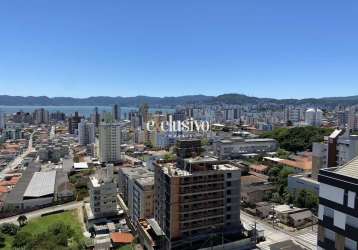 Cobertura duplex com vista permanente para o mar e 148m² privativos.