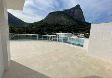 Cobertura com 2 quartos à venda na avenida vítor konder, barra da tijuca, rio de janeiro, 244 m2 por r$ 2.600.000