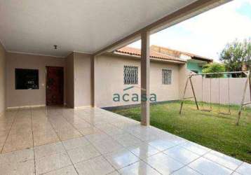 Casa com 3 dormitórios à venda, 112 m² por r$ 390.000,00 - santa cruz - cascavel/pr