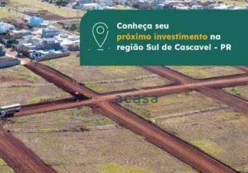 Terreno à venda, 360 m² por r$ 261.360,00 - loteamento turim - cascavel/pr