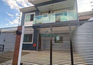 Sobrado com 2 dormitórios à venda, 132 m² por r$ 479.000,00 - neva - cascavel/pr