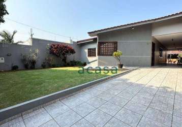 Casa com 1 suíte e 2 dormitórios à venda, 232 m² por r$ 1.250.000 - cancelli - cascavel/pr