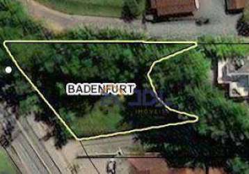 Terreno à venda, 1312 m² por r$ 720.000,00 - badenfurt - blumenau/sc