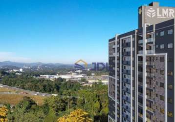 Apartamento com 3 dormitórios à venda, 70 m² por r$ 583.791,40 - fortaleza - blumenau/sc