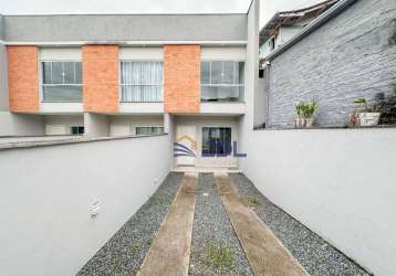 Sobrado com 2 suítes à venda, 84 m² por r$ 360.000 - ponta aguda - blumenau/sc