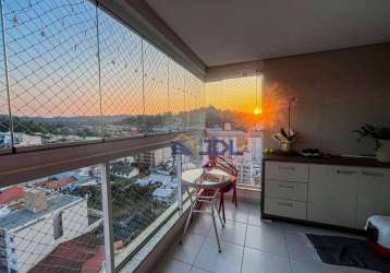 Apartamento com 3 dormitórios à venda, 100 m² por r$ 630.000,00 - escola agrícola - blumenau/sc