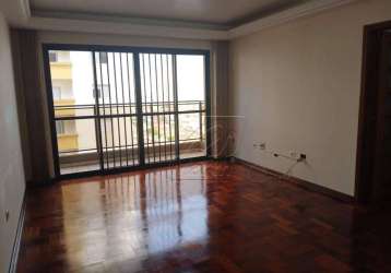 Apartamento com 3 dormitórios (suíte com hidro) , medindo 126m², à venda no centro de piracicaba/sp.