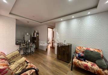 Apartamento com 2 dorms, loteamento residencial parque dos cantos, campinas - r$ 230 mil, cod: ap2892