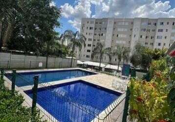 Apartamento à venda, com 2 dormitórios (quartos) no condomínio residencial gold - jardim morumbi (nova veneza), sumaré, sp