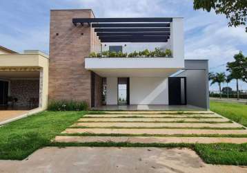 Linda casa à venda, contendo 3 dormitórios e 2 suítes no condomínio park taquaral, 250m² - , piracicaba,