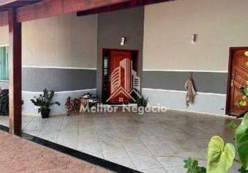 Casa à venda com 3 dormitórios no bairro jardim da alvorada em nova odessa/sp