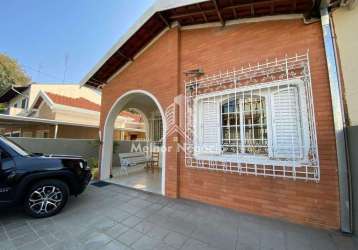 Casa a venda no botafogo em campinas, sp. casa com 3 dorms sendo 1 suite, 3 banheiros, 2 vagas de garagem.